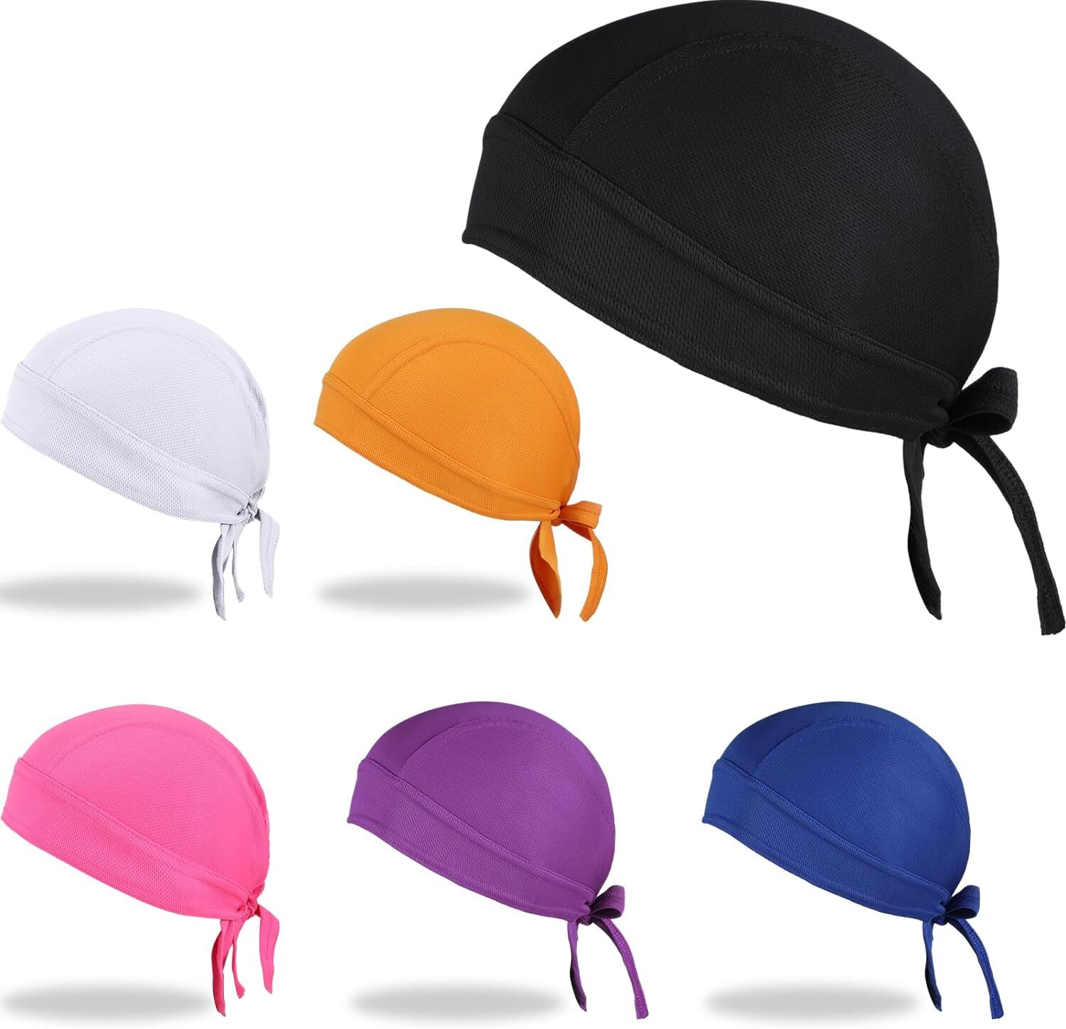 Do Rags Sweat Wicking Beanie Cooling Skull Cap for Motorcycle Head Wrap Bandana