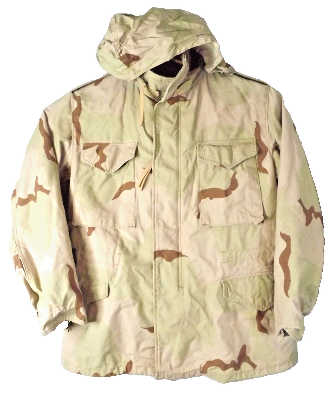 US Military Jacket Cold Weather Field Coat Desert Camo Combat Medium Regular