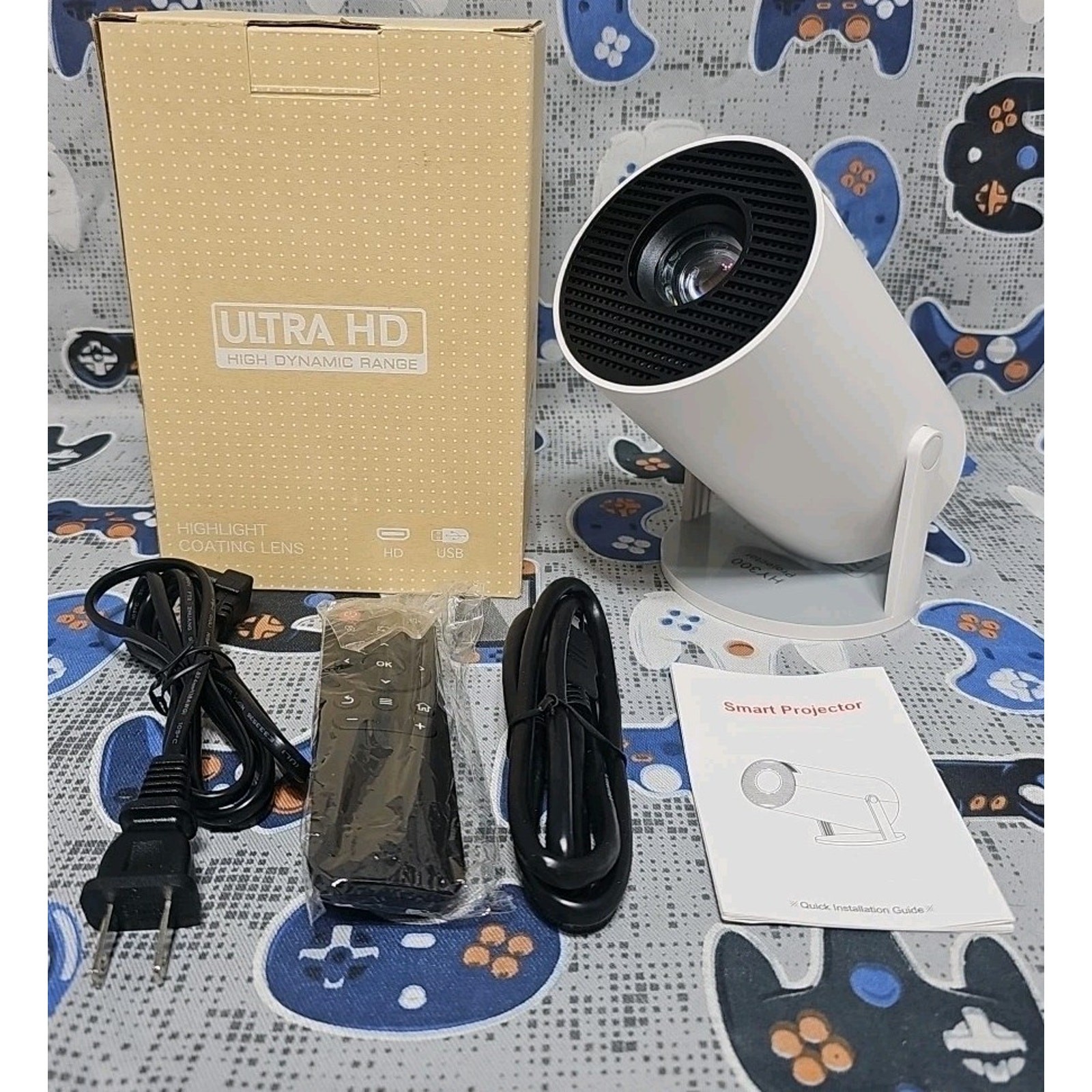 Projector Multimedia Ultra HD High Dynamic Range Smart Portable 1080P OPEN NEW