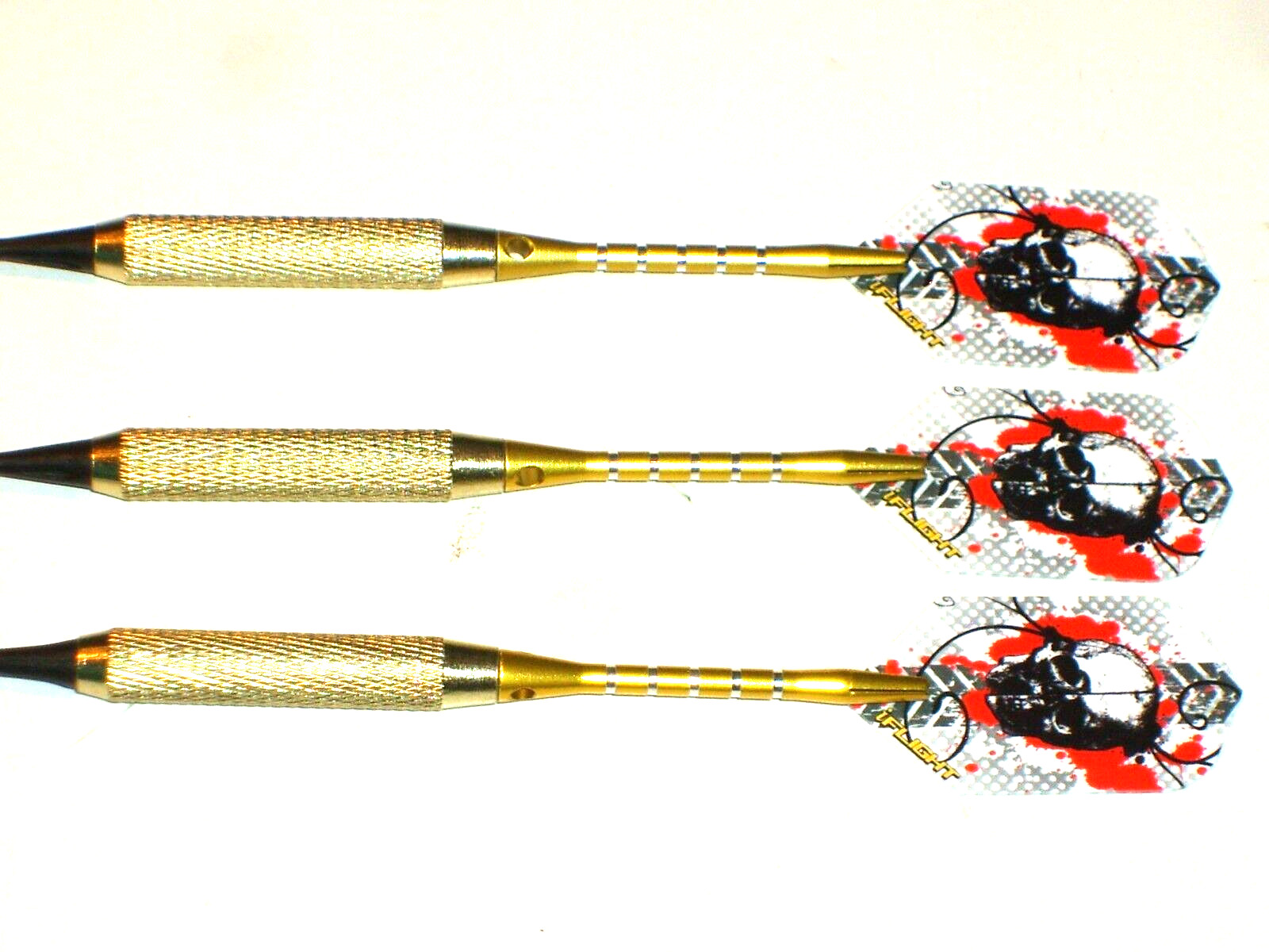 Soft Tip Darts, 16 Gram Brass with Aluminum Shafts, New #981