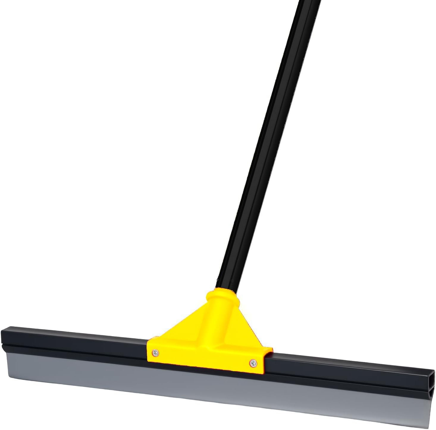 Heavy Duty Floor Squeegee with 50.8" Metal Long Handle for Concrete, Tile, Bathr