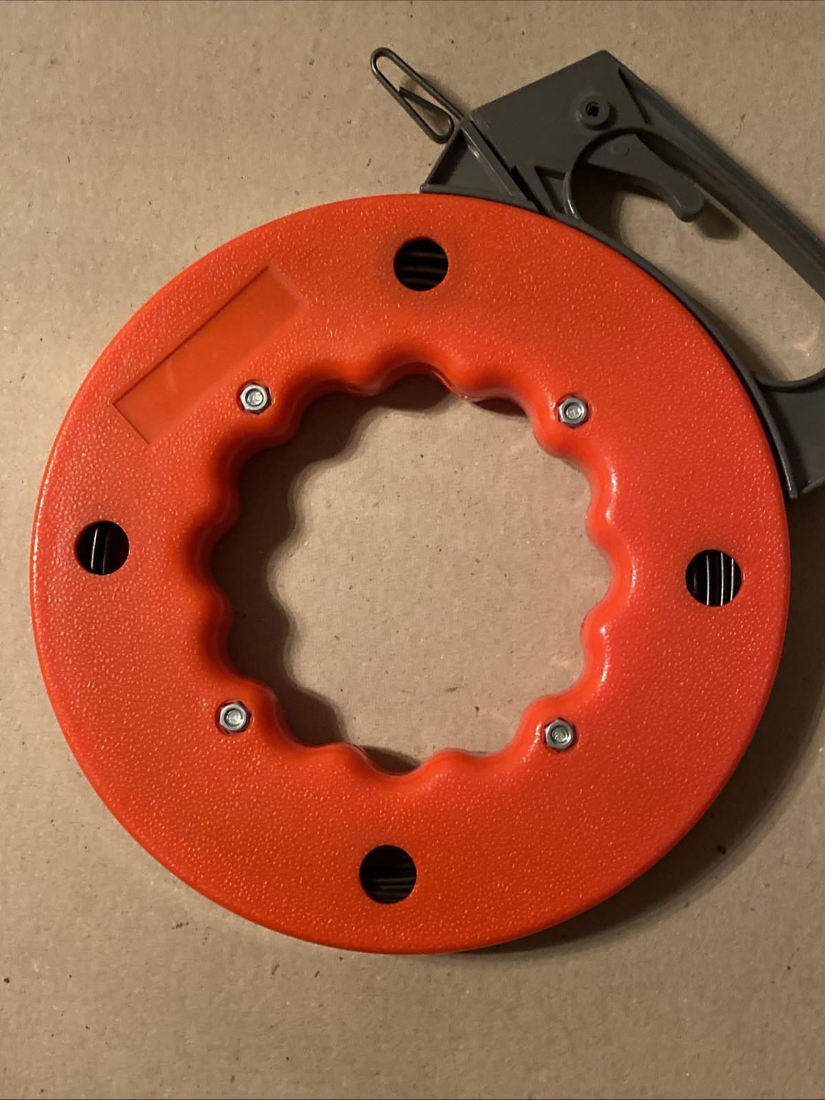 Fish Tape Wire Puller 50ft - 1/8" - Cable Puller Tool with Double Loop