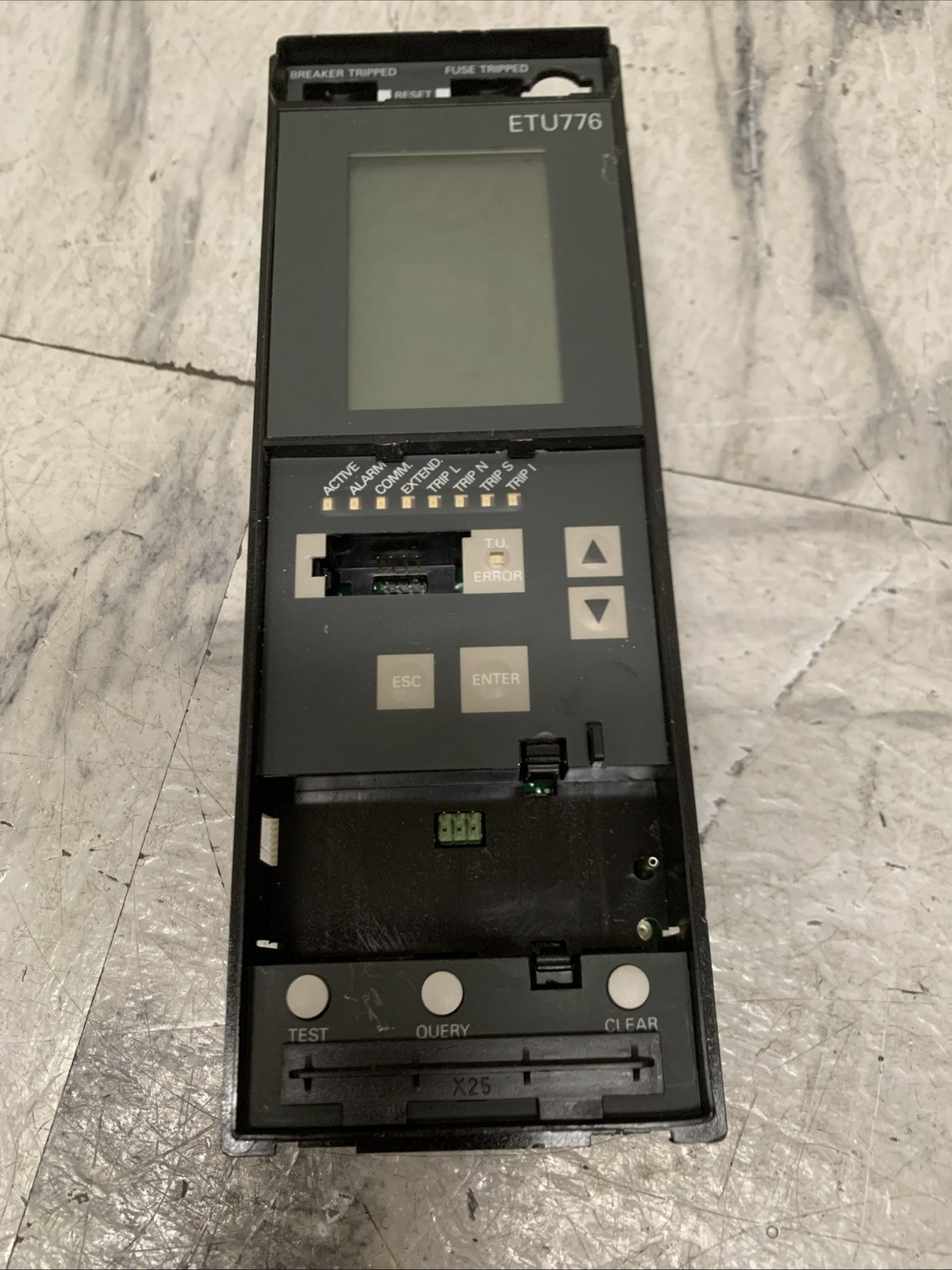 Siemens ETU 776 Breaker Face Plate And Circuit Board ￼