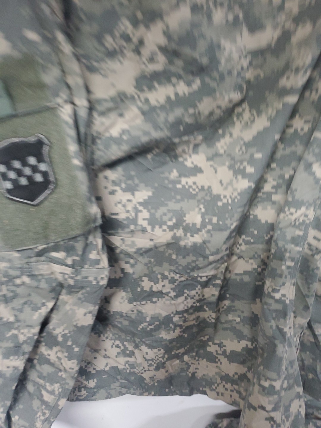 Bin# Medium Regular Army Combat Uniform ACU 50/50 Combat Top Coat