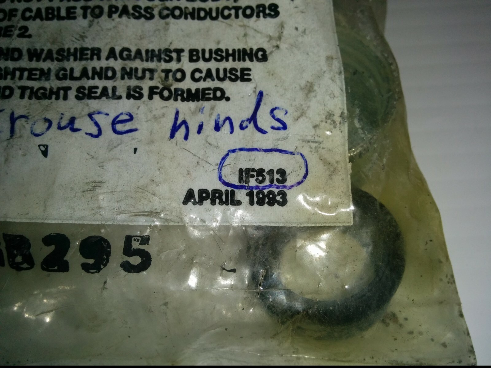 CROUSE HINDS (COOPER) IF513 CONNECTOR FITTING, NIB