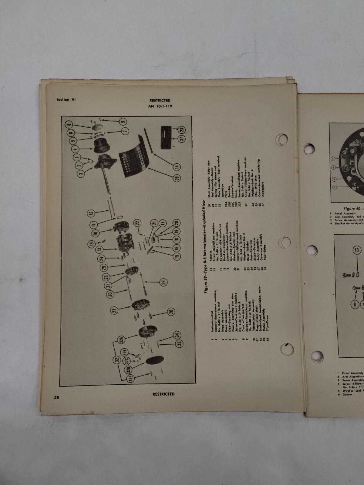 Automatic Electric Co. Intervalometer Type B-5 Handbook of Instructions/Parts