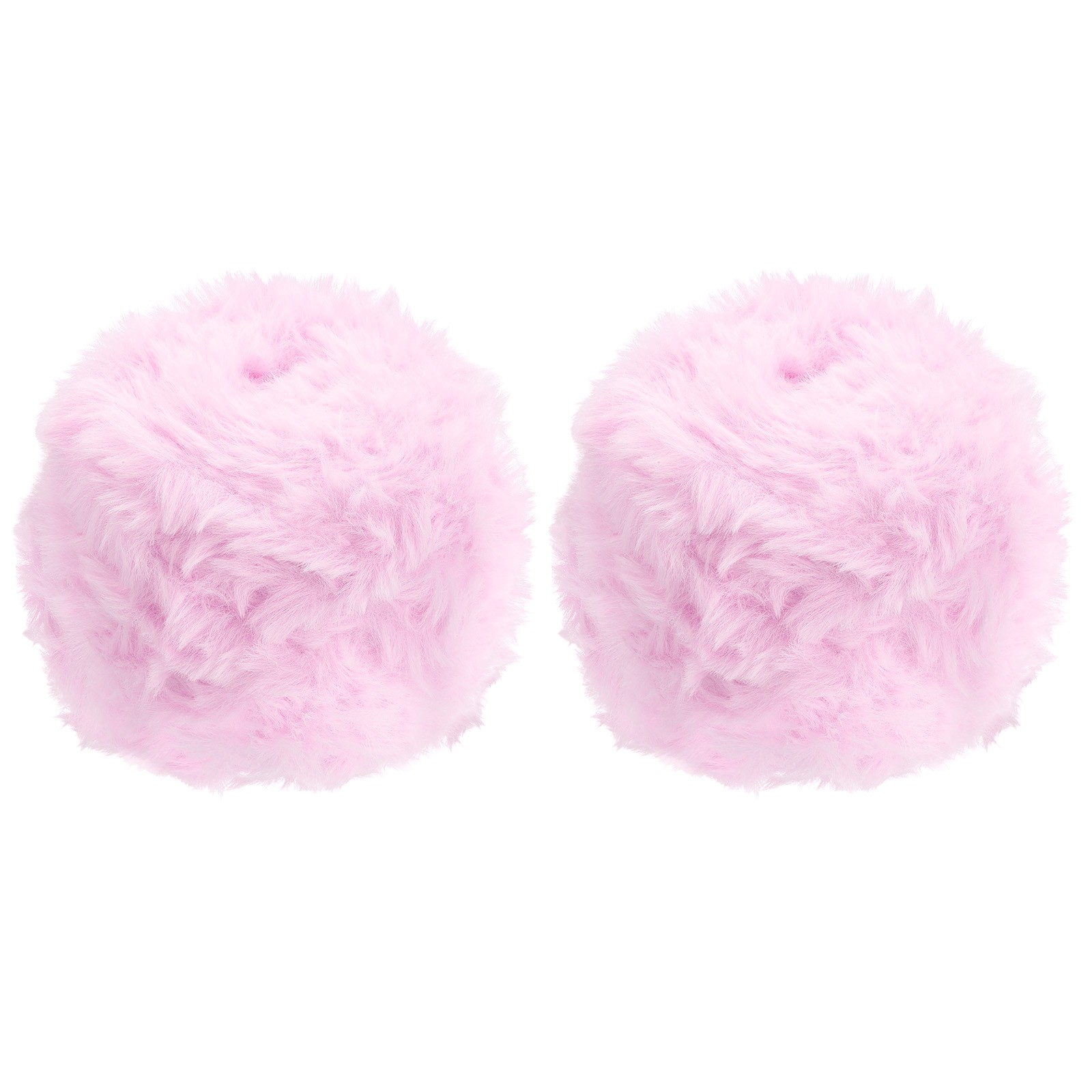 70 Yards Fur Yarn, 2 Skeins 100 Grams Faux Fur Eyelash Yarn, Cherry Pink