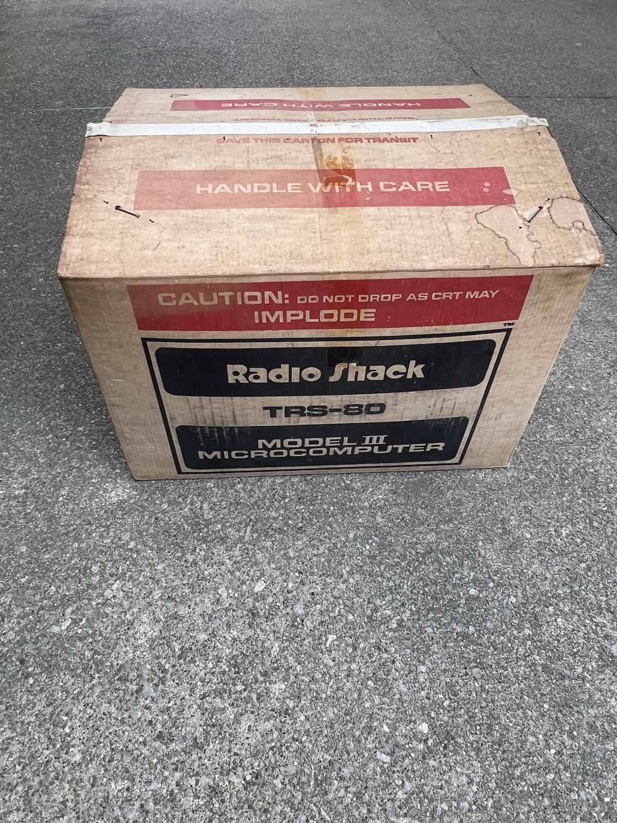 🇺🇸Radio Shack TRS-80 Model 3 Microcomputer In Original Box W/Cover🇺🇸