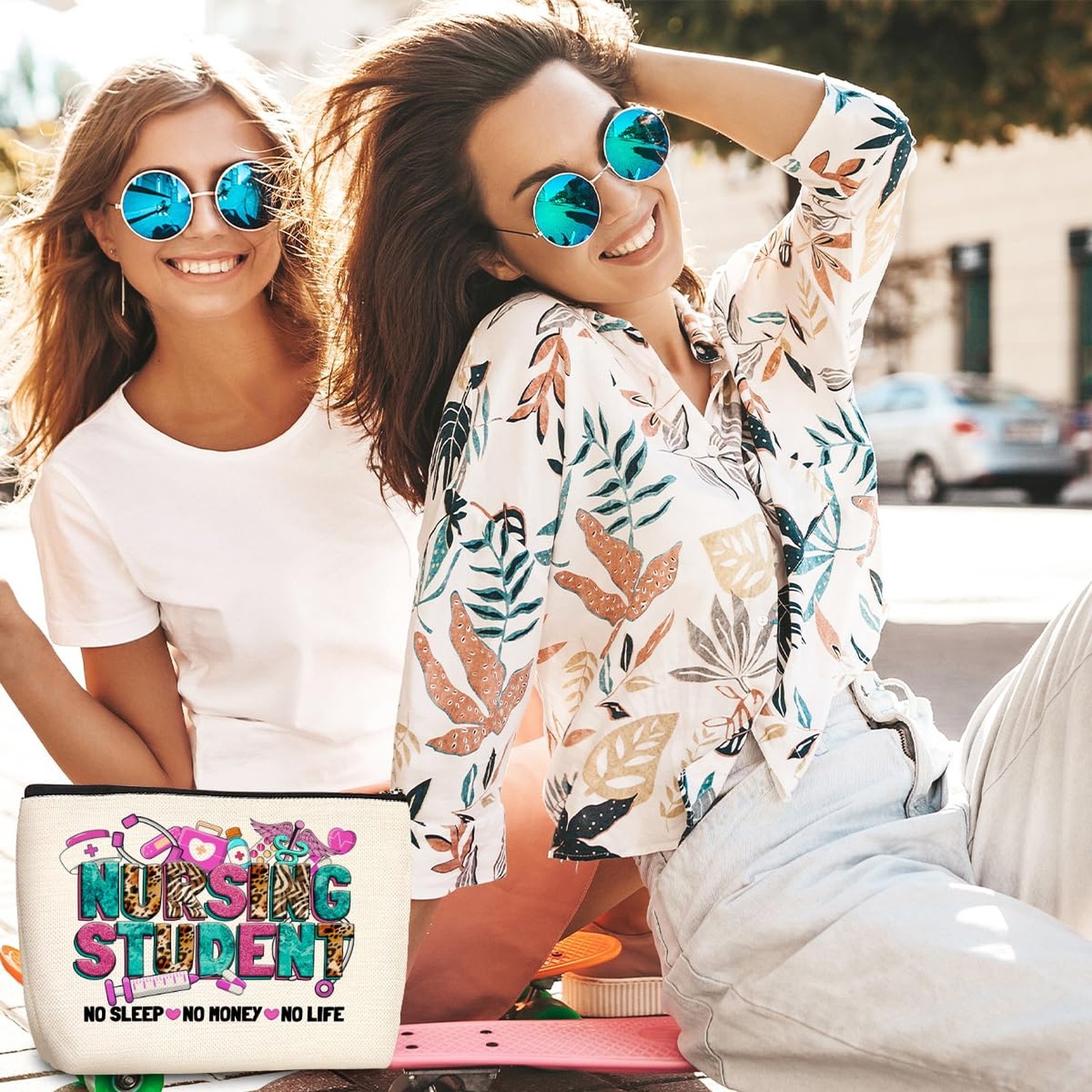 Inspirational Nurse Gifts RN Nurse Student Nurse Makeup Bag Cosmetic Bag Nurs...