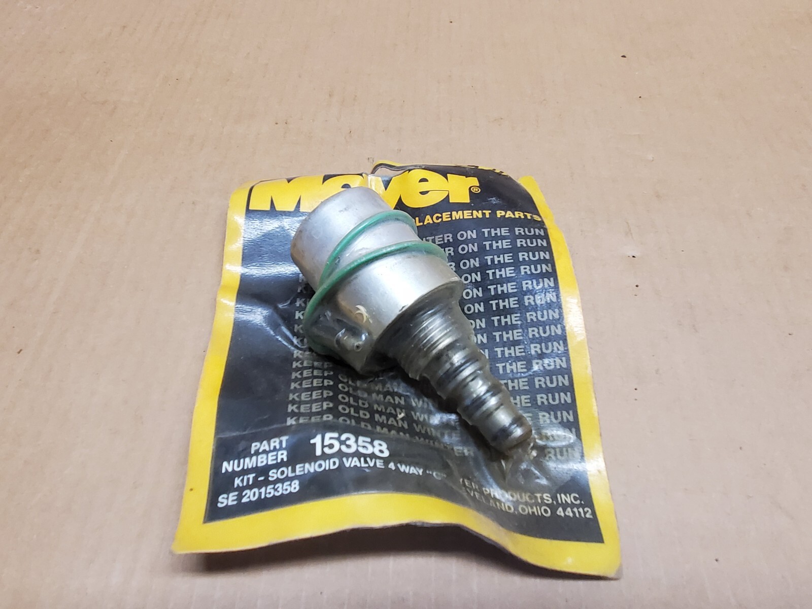 Genuine OEM Meyer C Soleniod Assembly Valve & Coil Green Wire 15358 E47 E57 E60