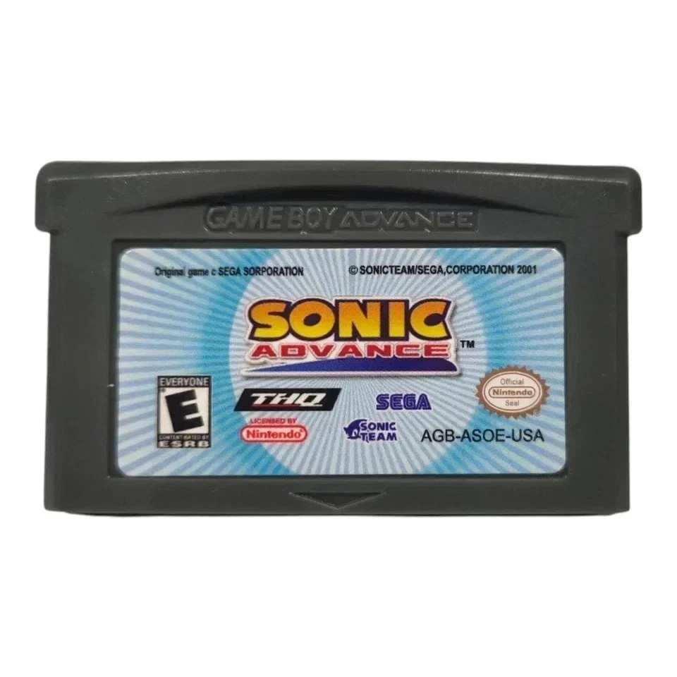 Sonic Advance For Game boy Advance GB-GBA-NDS Fast Shipping 2002
