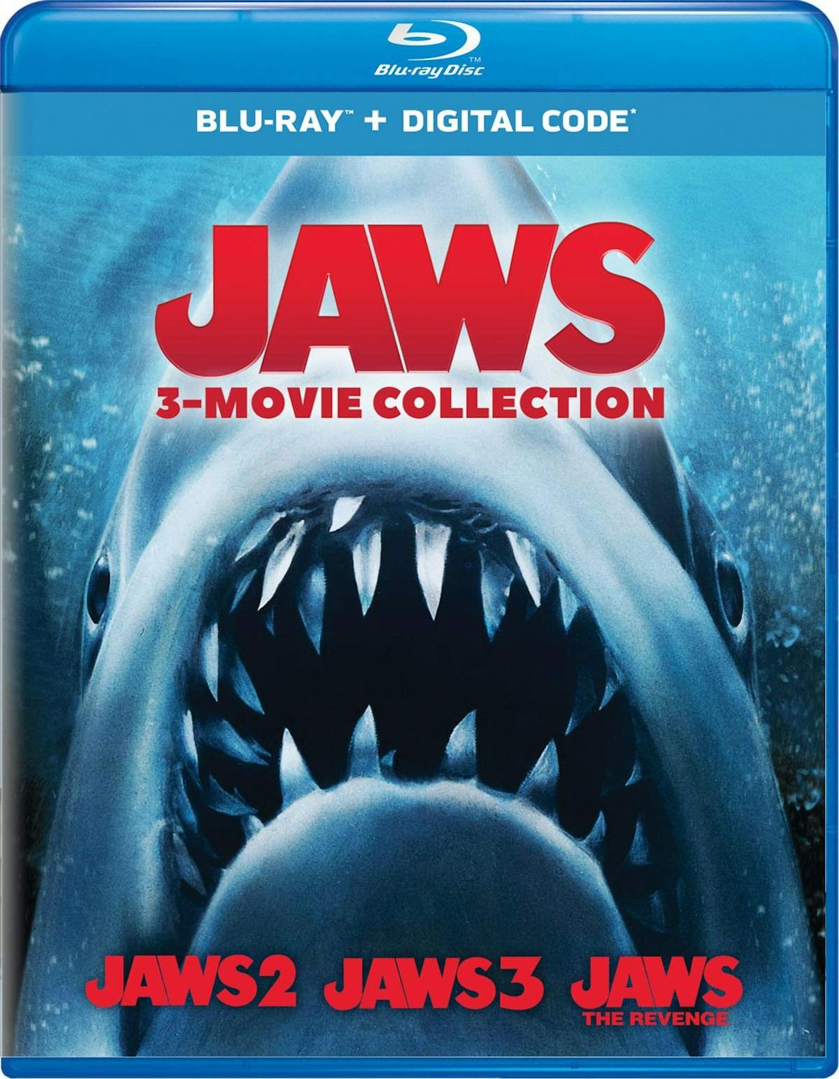 Jaws 2 / Jaws 3 / Jaws The Revenge Blu-ray Roy Scheider NEW