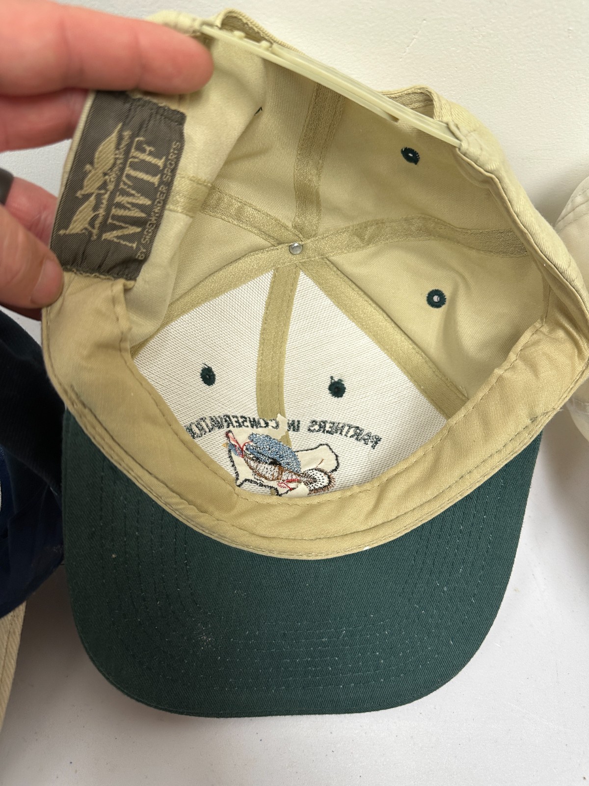 3 LOT VTG 90’s National Wild Turkey Federation NWTF Sponsor Committee Hats Caps