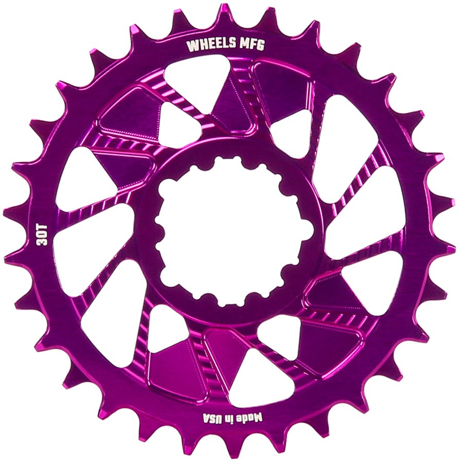 3-Bolt Direct Mount T-Type Chain Compatible Chainring - Wheels Manufacturing