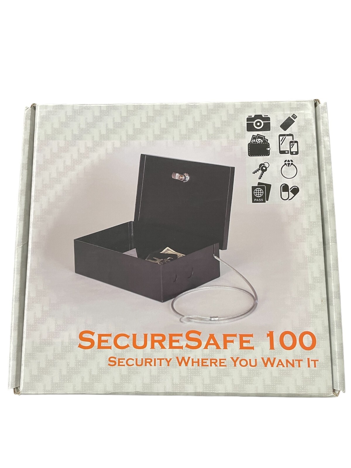 Portable Safe Box Combination Security Lock Safe Storage Cash Gun Jewelry