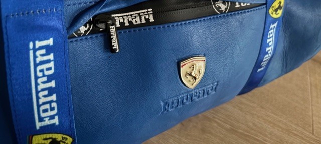 Ferrari Duffle Bag, Gym Bag With Shoulder Straps
