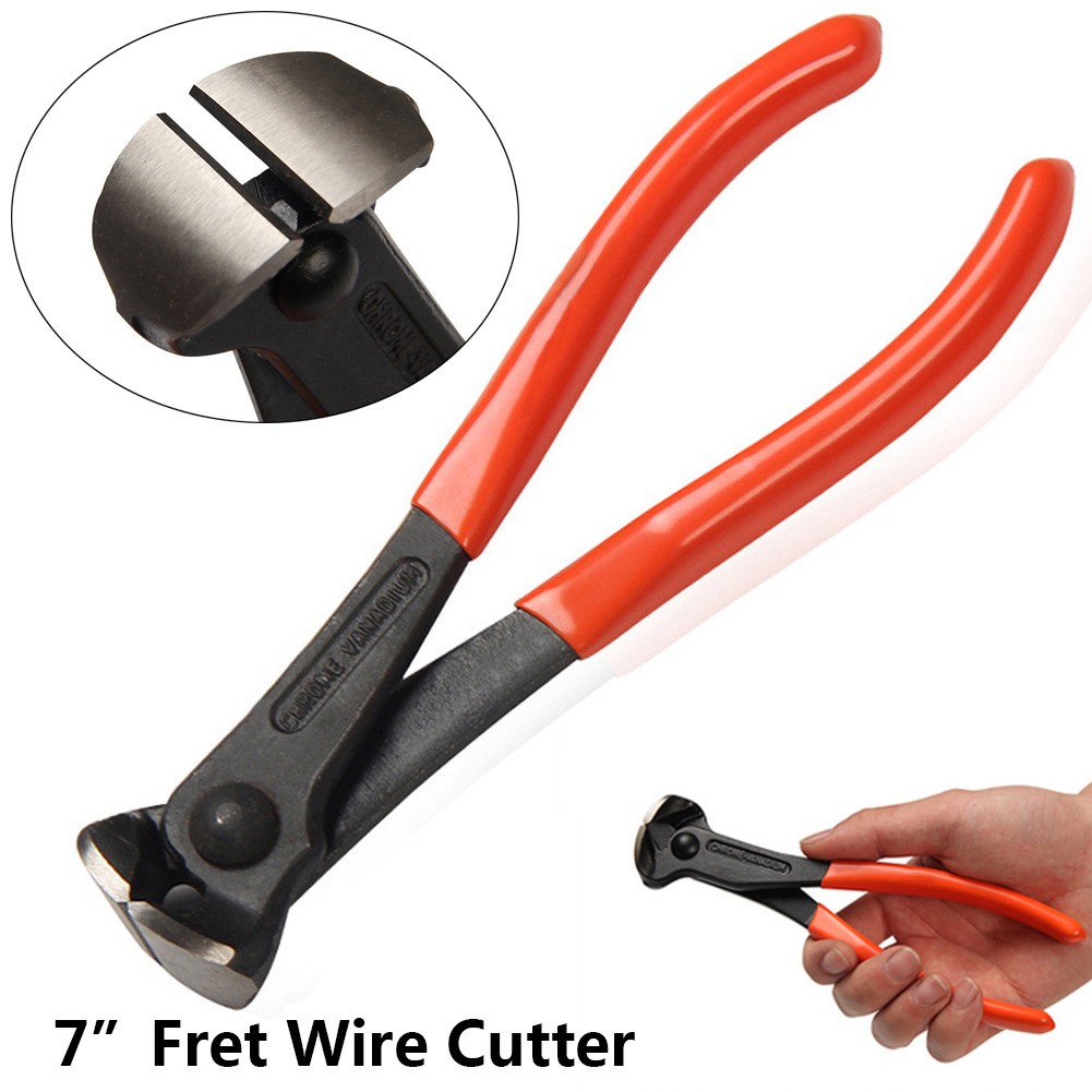 7in Guitar Fret Wire End Cutter Luthier Tool Nipper Puller Plier String Scissors