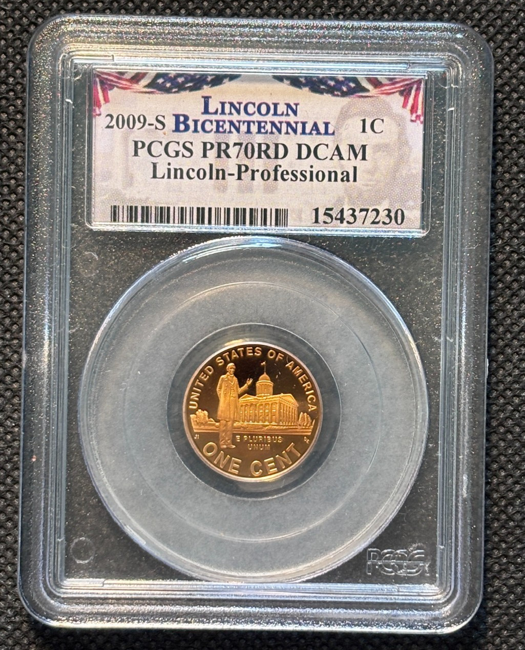 2009-S Lincoln Professional Life Proof PCGS PR70RD DCAM