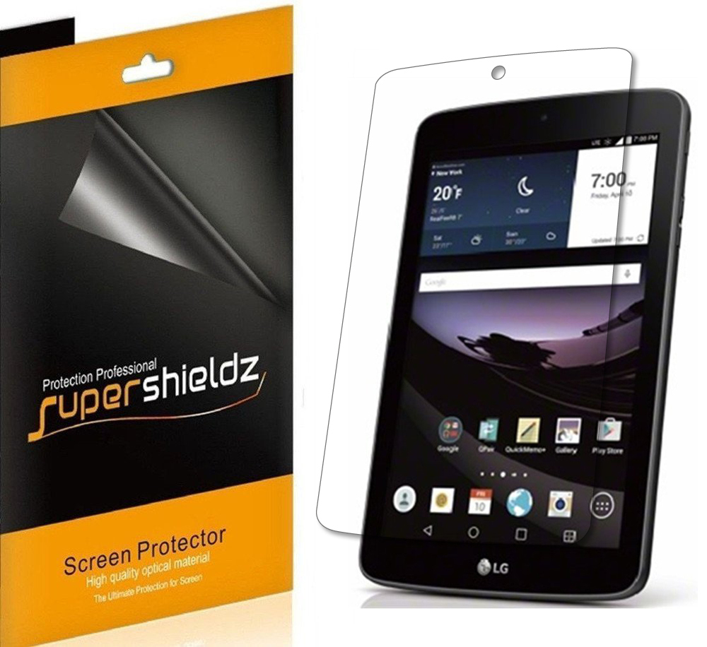 3X SuperShieldz Clear Screen Protector Saver Cover for LG G Pad F7.0 (Sprint)