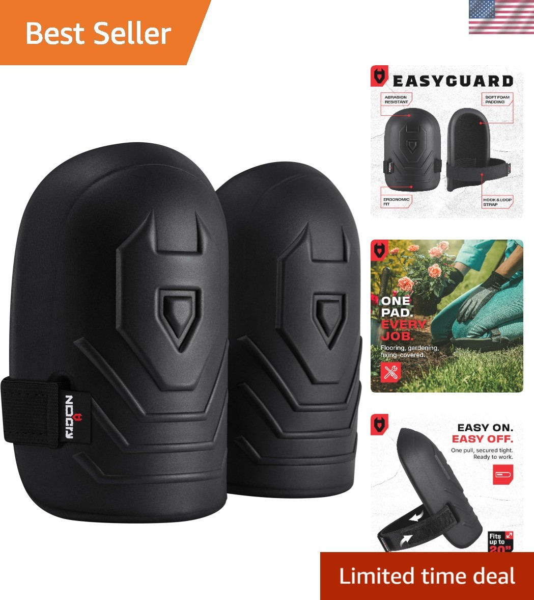 Comfortable Waterproof Knee Pads for Gardening – Lightweight Design for Safety
