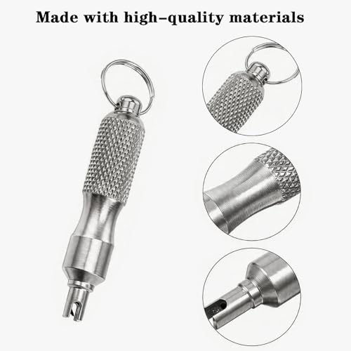 2 PCS Valve Stem Removal Tool & Valve Core Tool - Tire Valve Stem Tool |