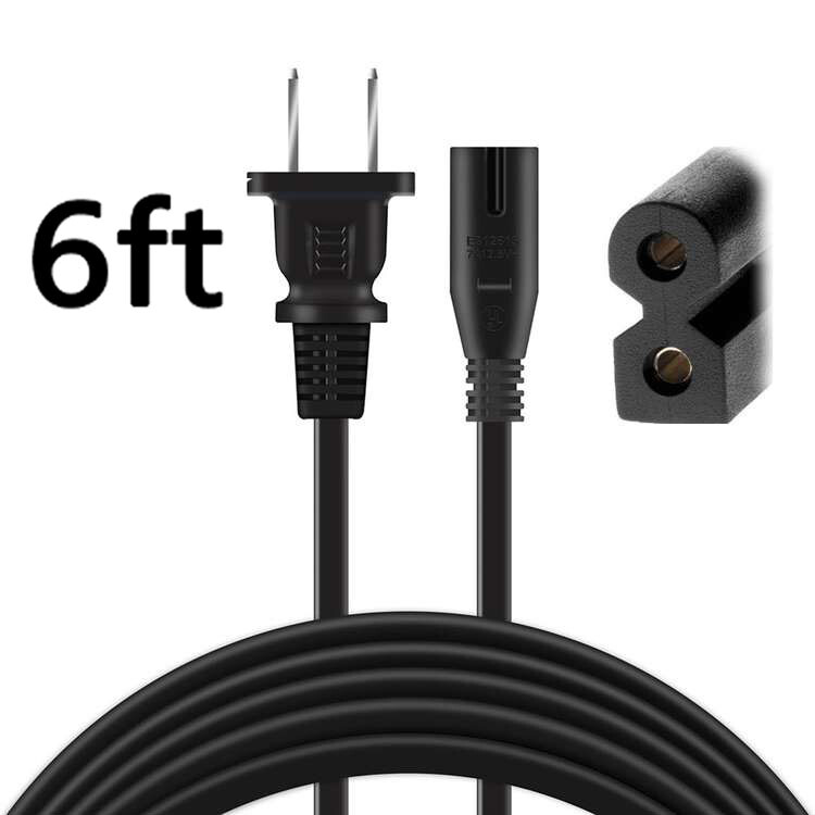6ft AC Power Cord for Vizio SmartCast 5.1 Wireless Soundbar Subwoofer B3851-D0
