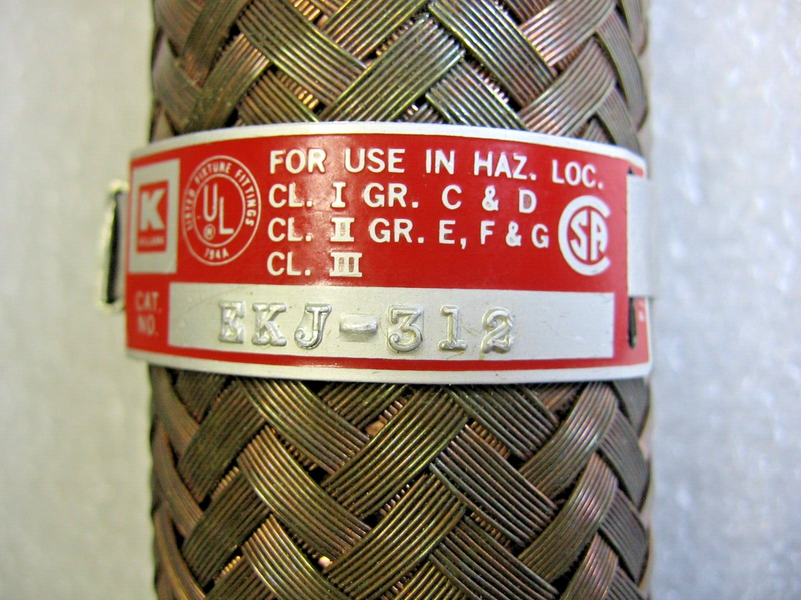 Killark EKJ-312 1" x 12" Explosion-Proof Flexible Conduit Coupling for Haz. Loc.