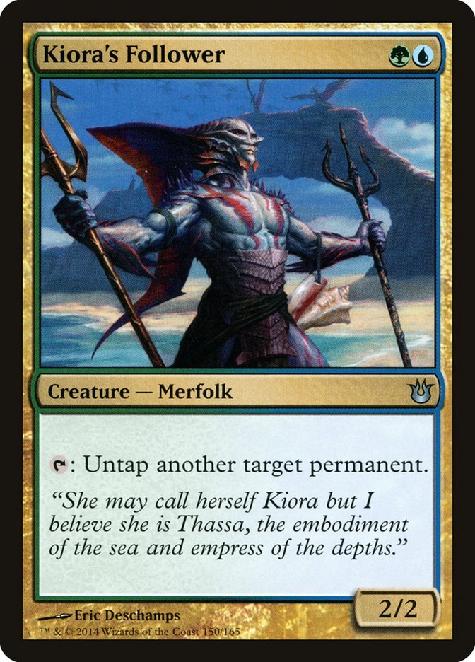 Kiora's Follower [Born of the Gods] Magic MTG