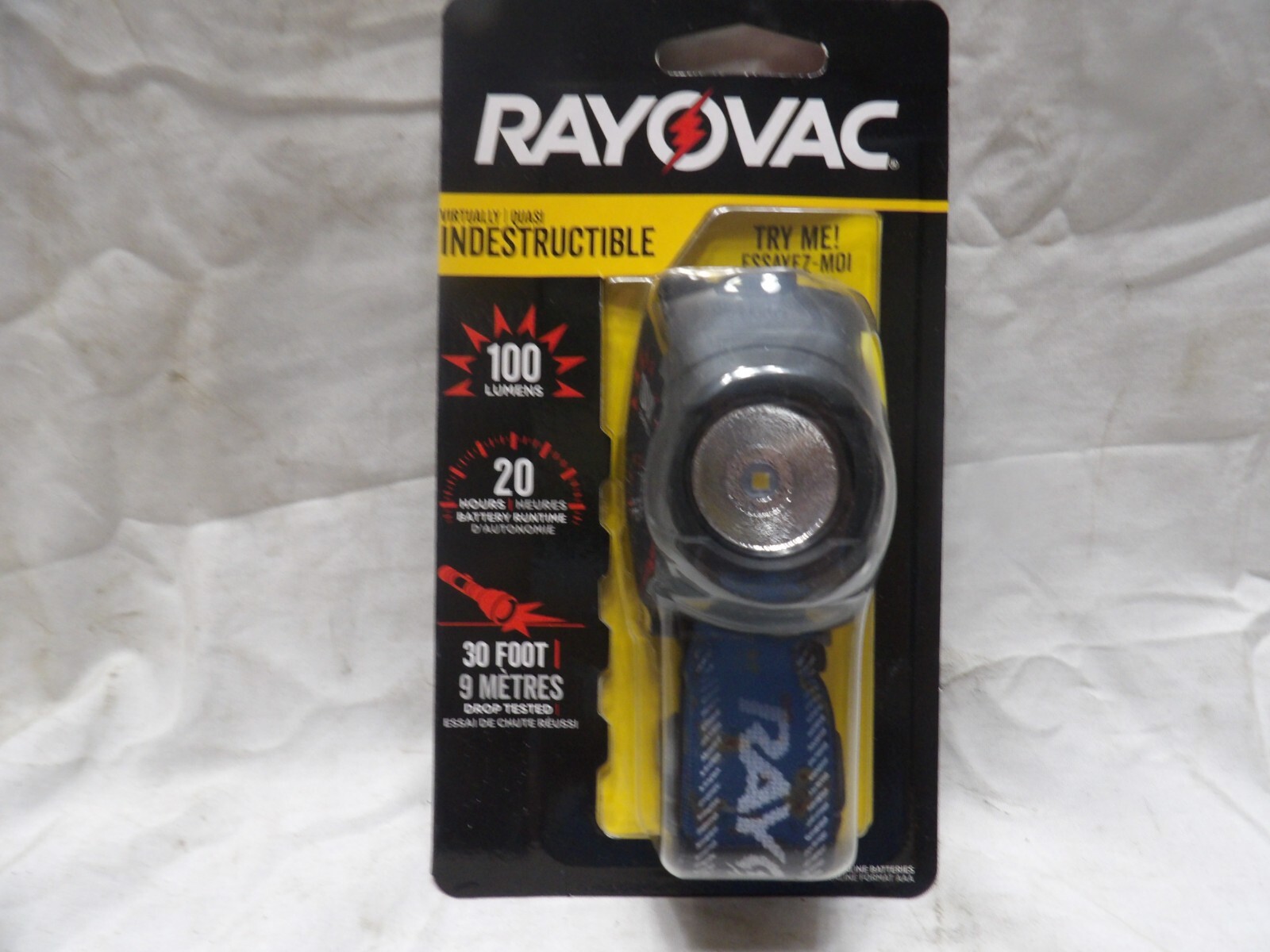 Rayovac Virtually Indestructible Headlight 3AAA