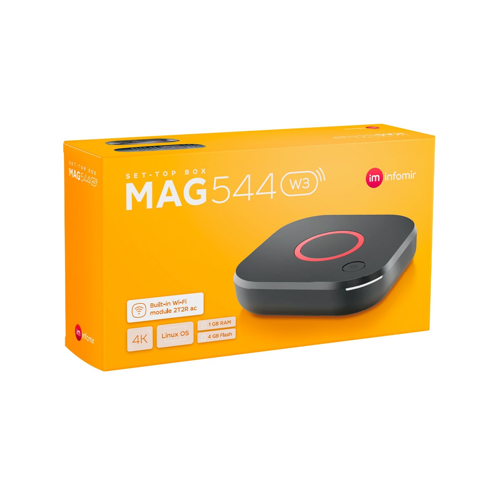 Mag544w3 4k Set Top Box | High-performance Linux Os | 2160p @ 60 Fps, Hdmi 2.1