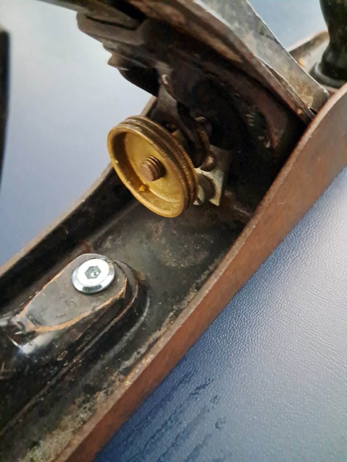 antique wood hand planer #5