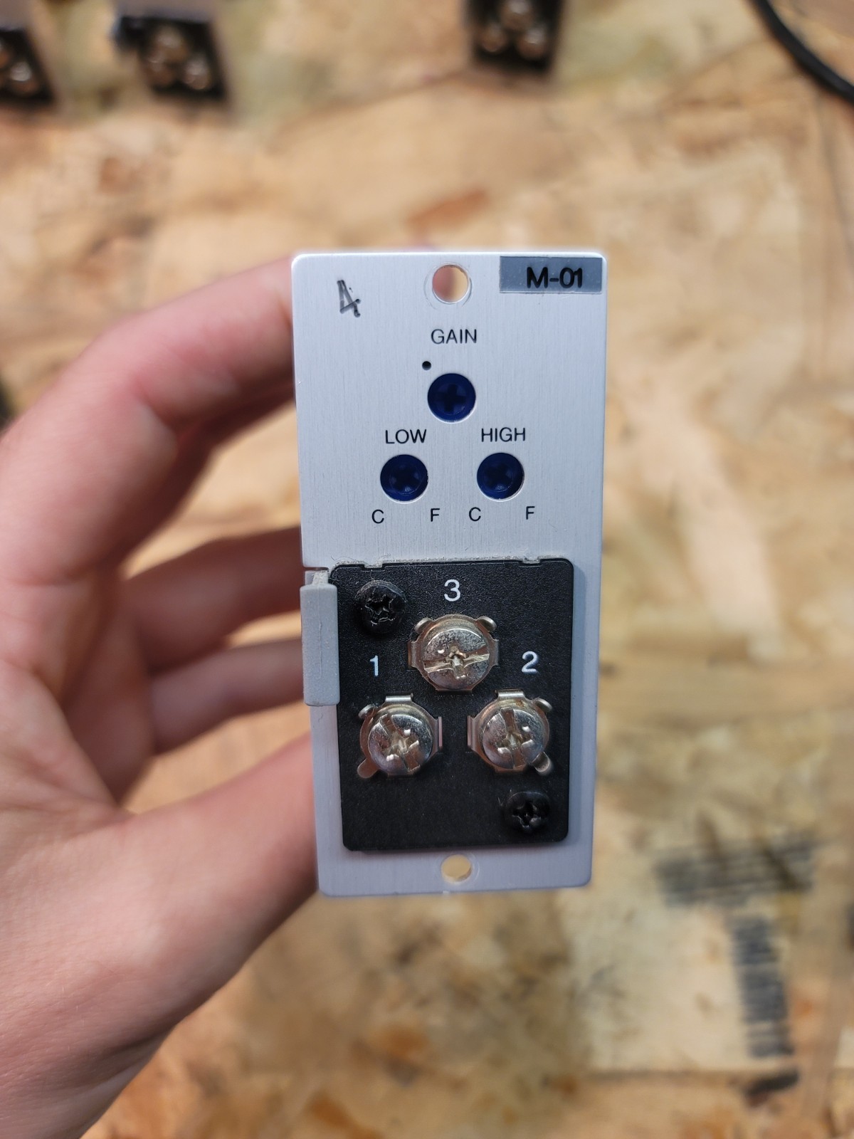 TOA M-01 Mic Amp Input Module Plugin 900 Series