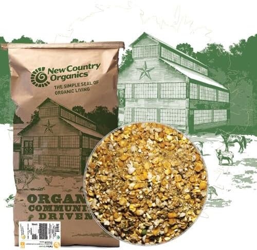 New Country Organics I Organic Turkey Grower Feed 40lb I Soy-Free I 23% Protein