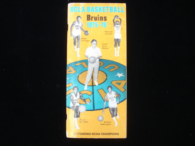 1975 - 1976 UCLA Bruins Basketball Guide