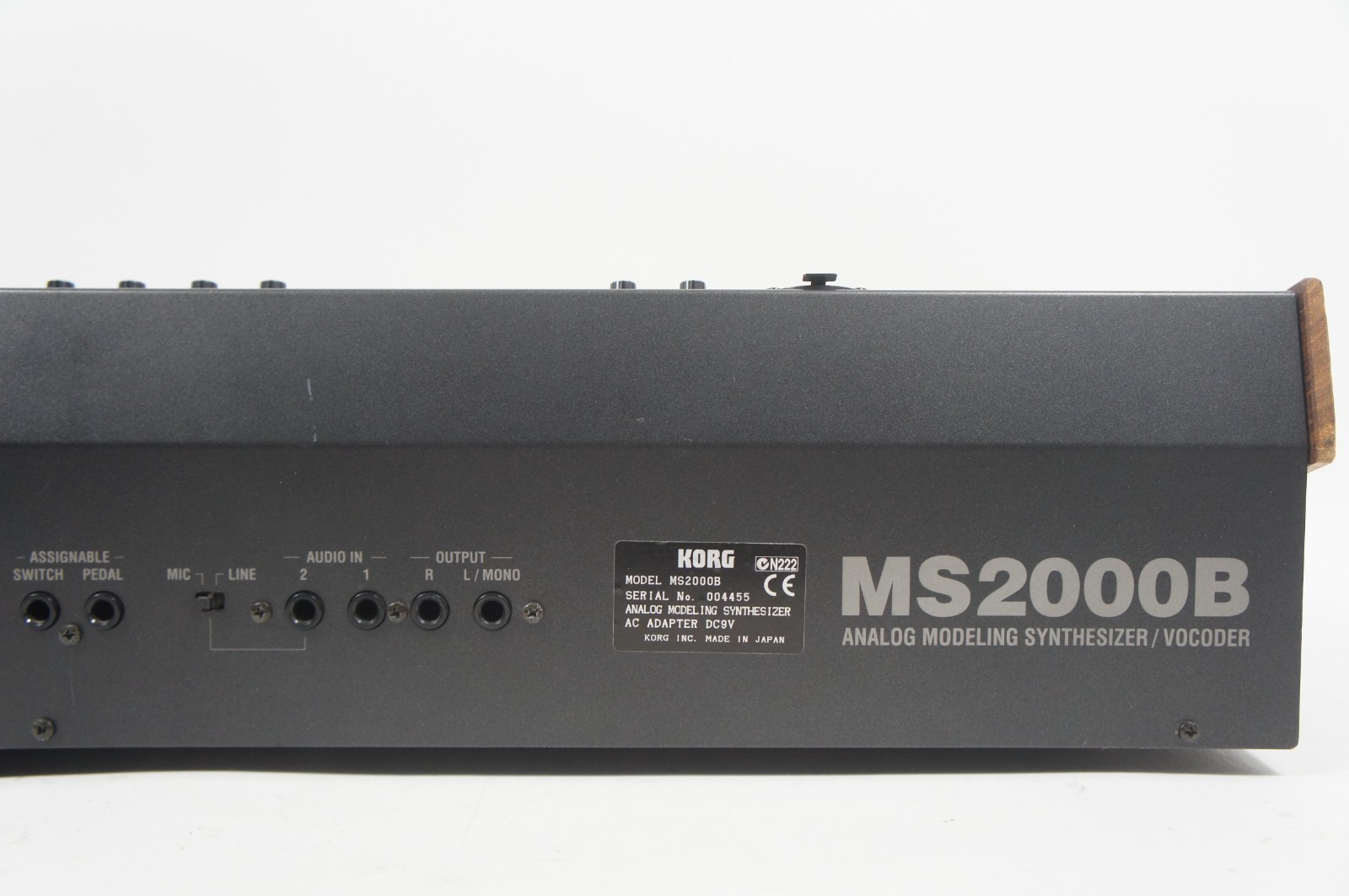 KORG MS2000B Analog Modeling Synthesizer MS-2000 Black w/ 100-240V PSU