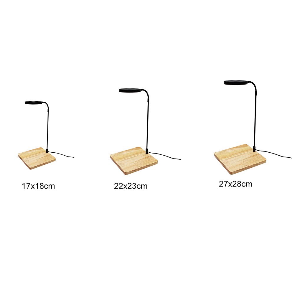 QWLWBU LED Aquarium Light 360 Degree Full 10w s / 6.69x7.28inch, White