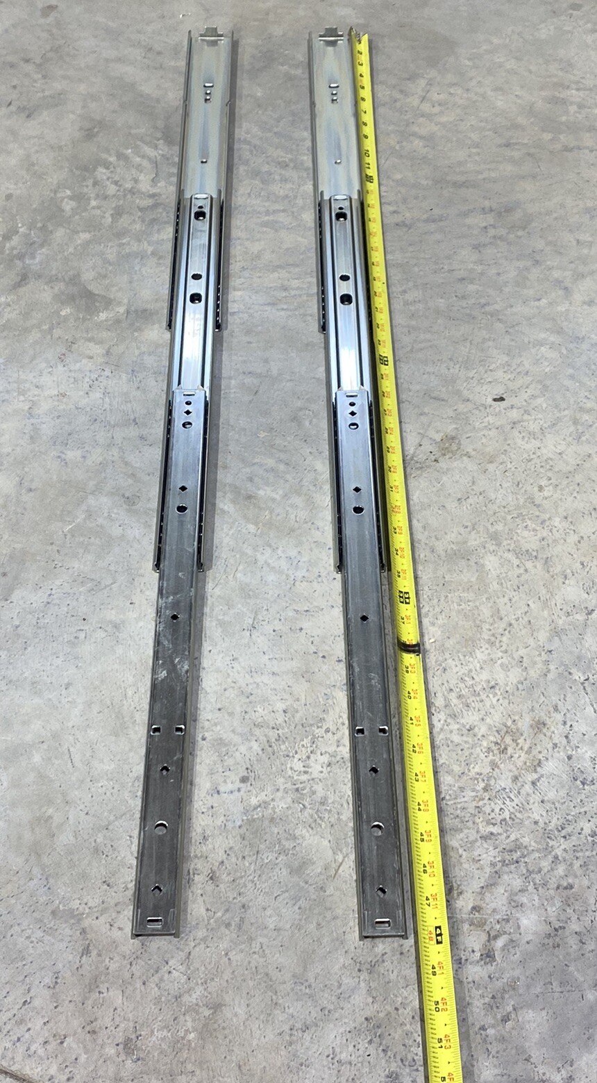 22" Heavy Duty Slide Assembly Zinc Travel Steel Drawer Slides ( Pair ) New