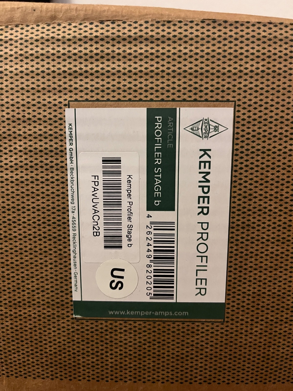 Kemper Profiler Stage MK2 Amp and Multi-Effects Processor Black