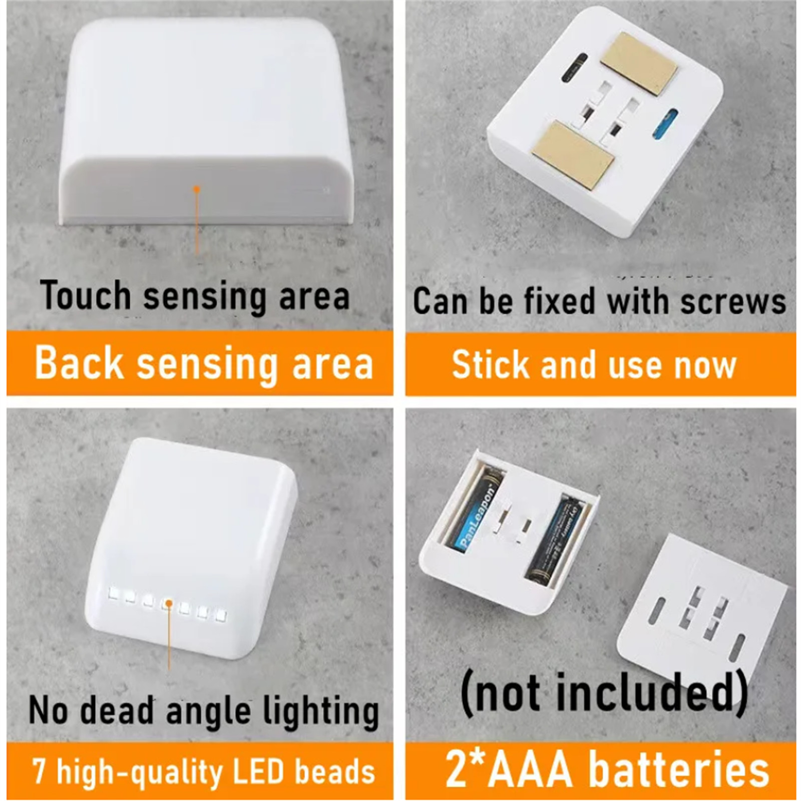 7 LED Light Sensor Closet Light Accessories For Cupboard Closet Wardrobe