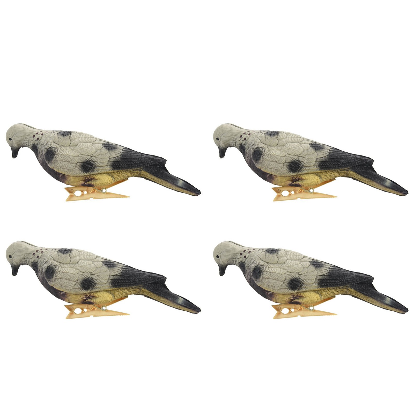 4x Eva foam pigeons simulation bait 3D pigeons target field hunting simulation l4993