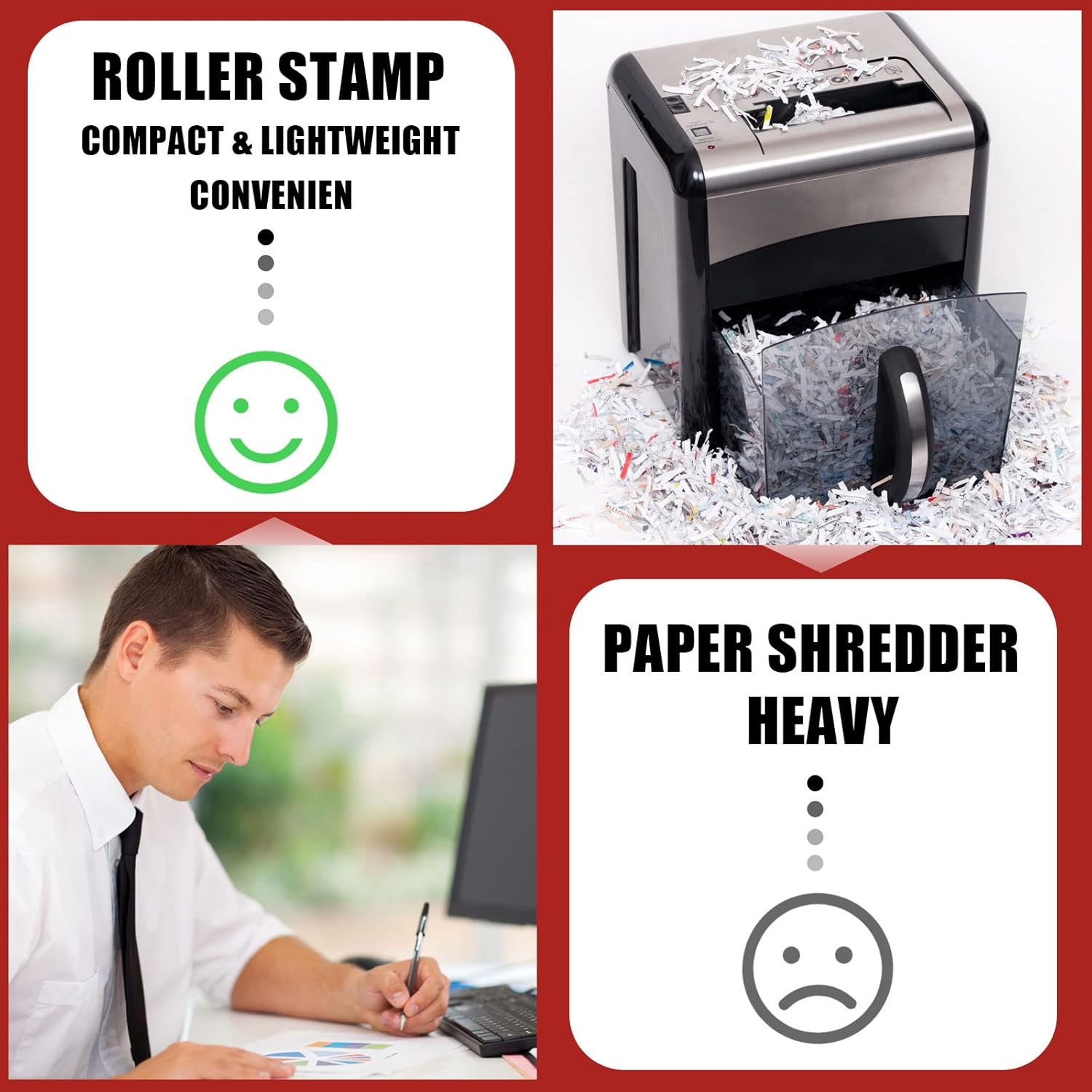2 Pack Identity Protection Roller Stamp Identity Theft, Confidential, Privacy Ro