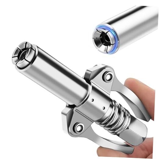 Grease Gun Coupler, Grease Joint Fittings, 12000PSI High Pressure Grease