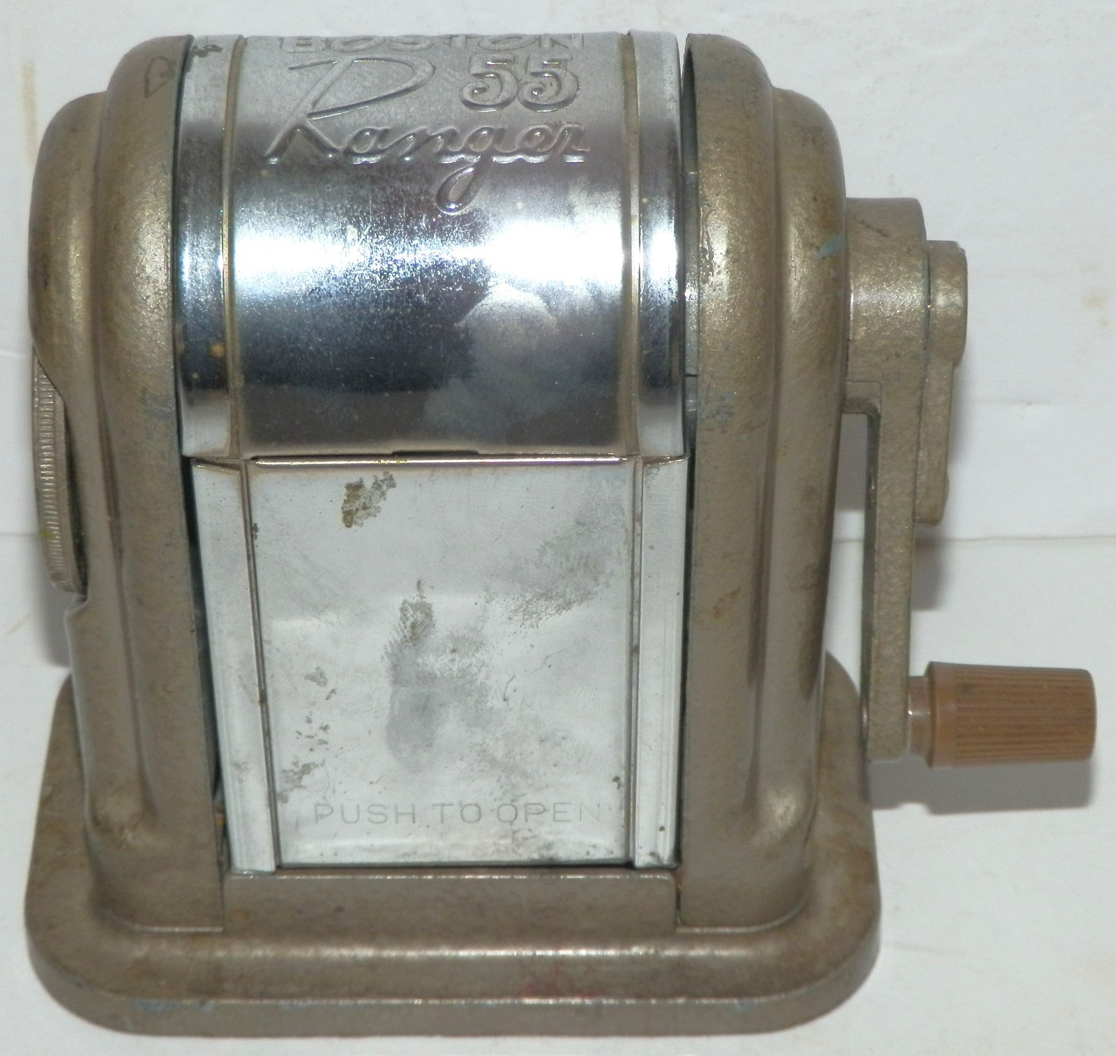 Vintage Boston Ranger 55 Pencil Sharpener 6 Hole Adjustable Selector