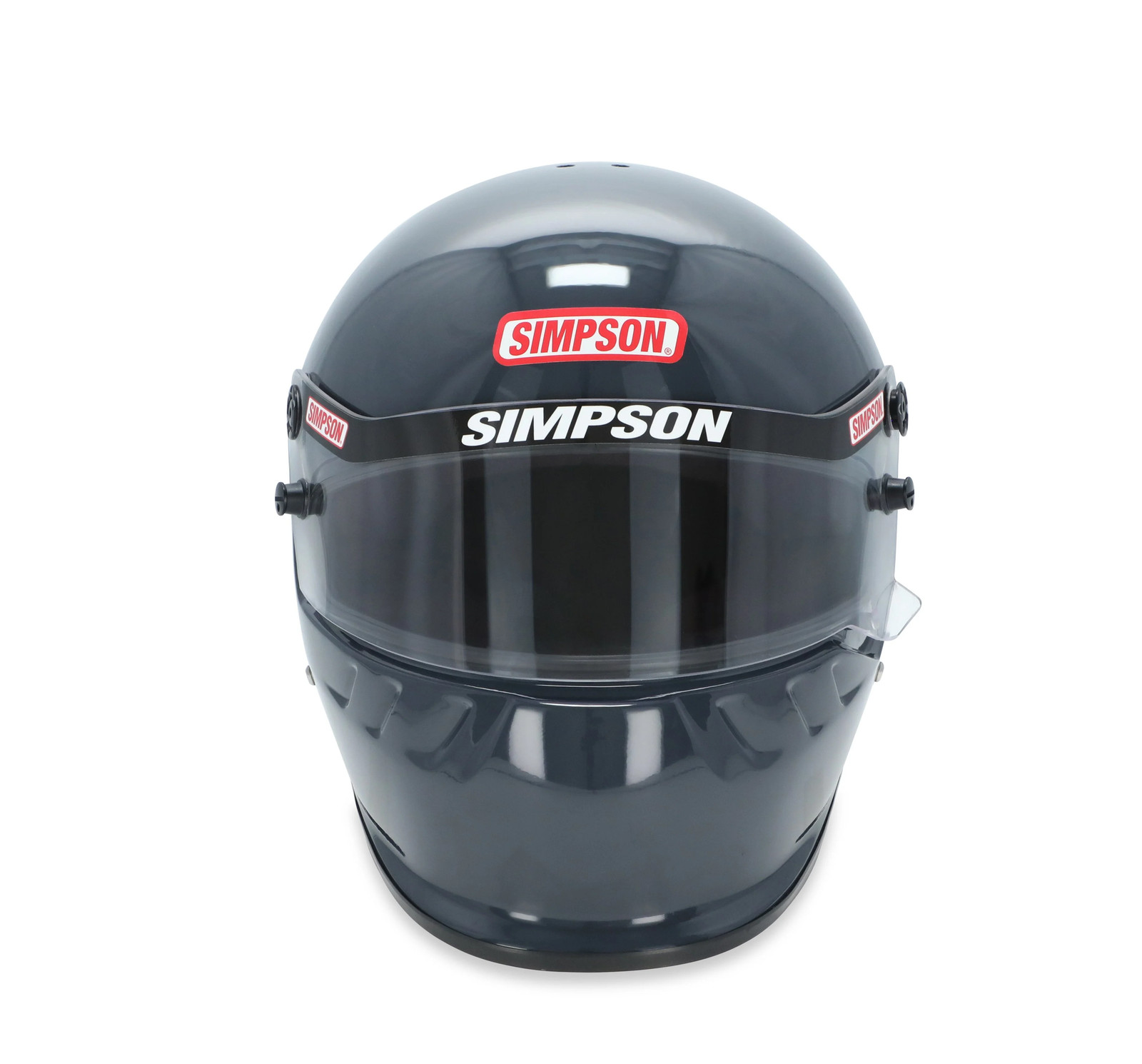 Simpson Racing 7950027 SD1 Dirt Track Helmet - Snell SA2020 - Grey - Adult MED