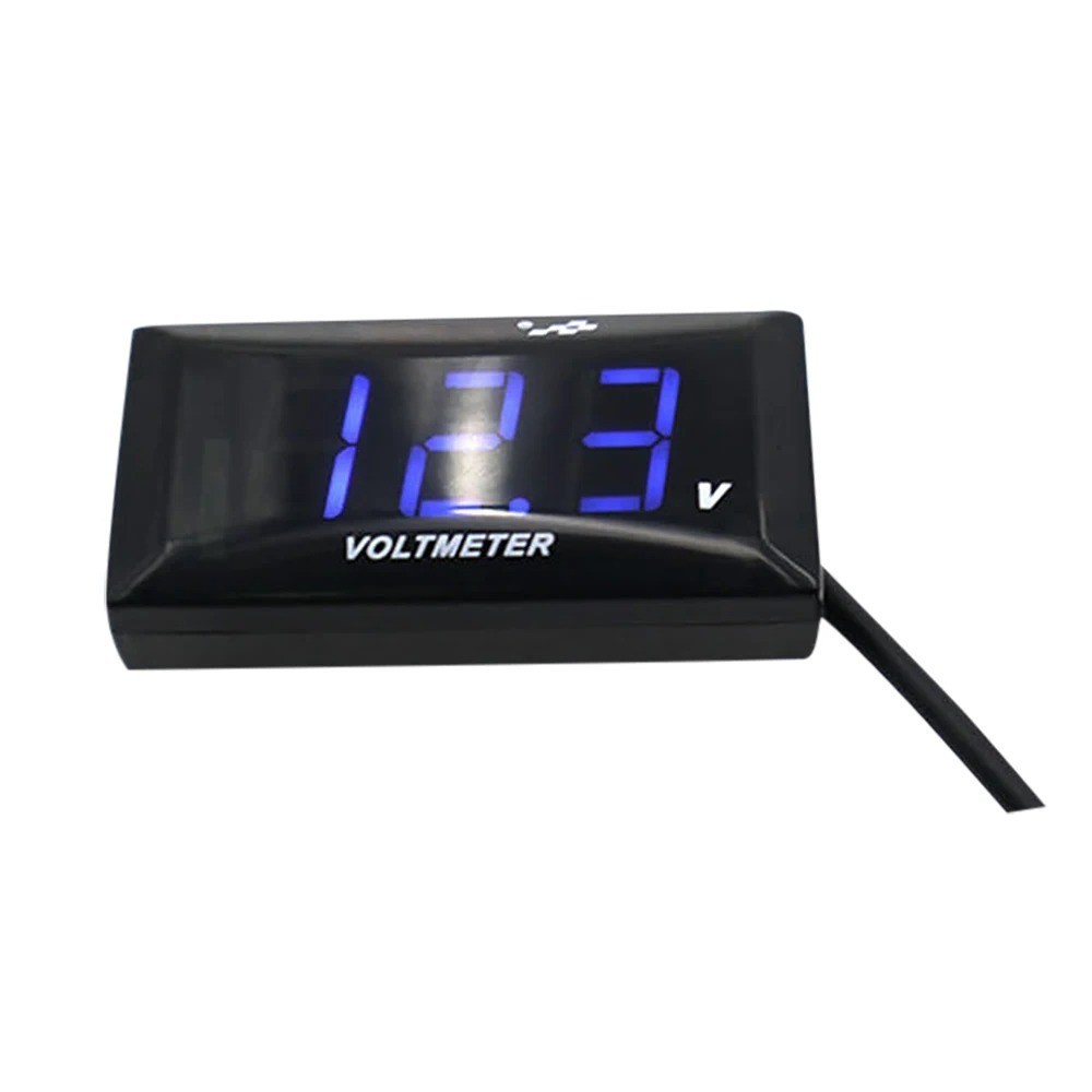 2PCS 12V Digital LED Display Voltmeter Voltage Gauge Panel Meter Car Motorcycle