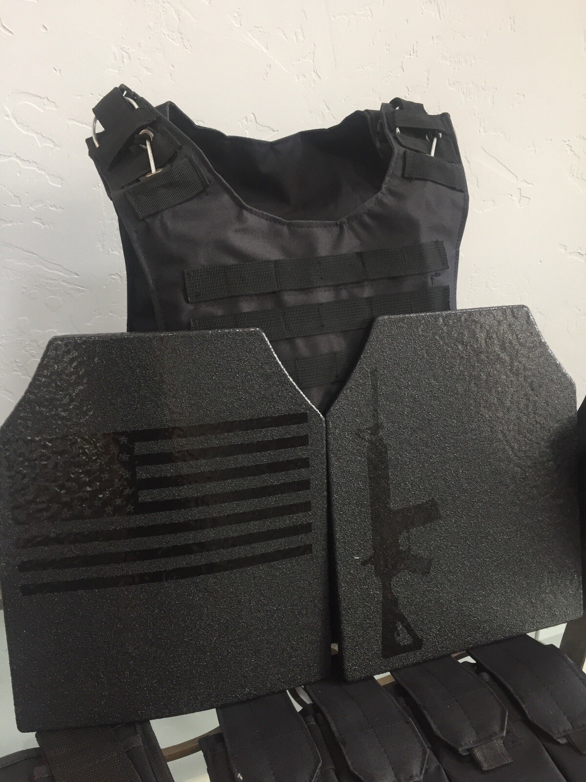 AR600  Bulletproof Vest Carrier BODY Armor Level lll+ 3+ FREE Soft Plates USA