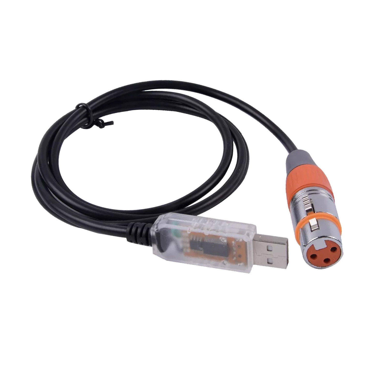 USB to DMX Interface Adapter Cable Stage Light PC DMX512 ControllerDimmer DMX S4