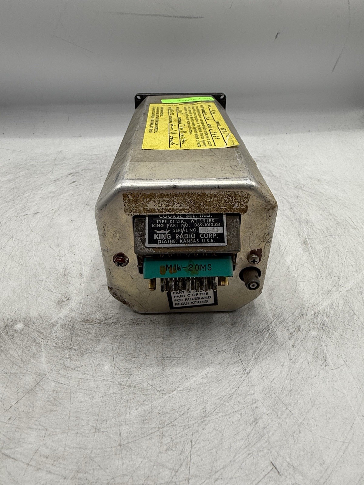 King KI-211C Course Selector Indicator P/N 069-1010-04 READ