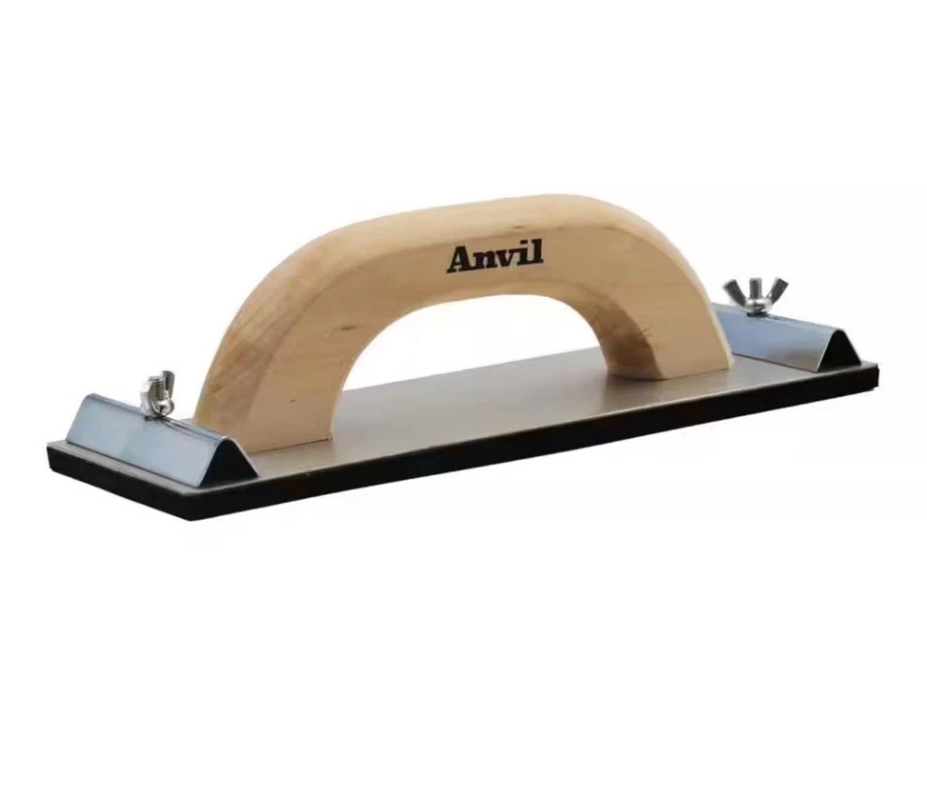 DRYWALL Hand Sander 9-1/4" X 3-1/4" Aluminum Base / Wooden Handle ANVIL