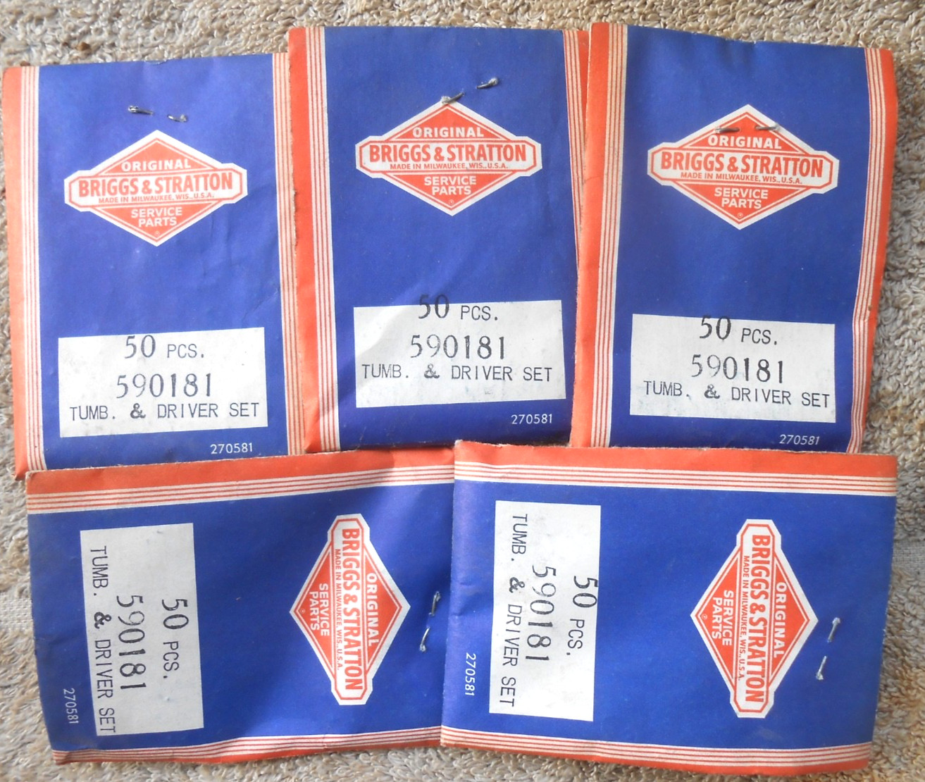 250 bag (5x50) B&S  Locksmith  Pins